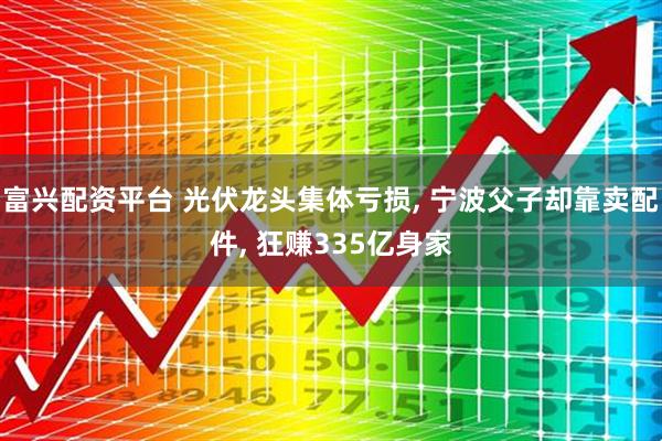 富兴配资平台 光伏龙头集体亏损, 宁波父子却靠卖配件, 狂赚335亿身家